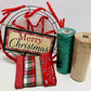 Merry Christmas Bandana DIY Wreath Kit
