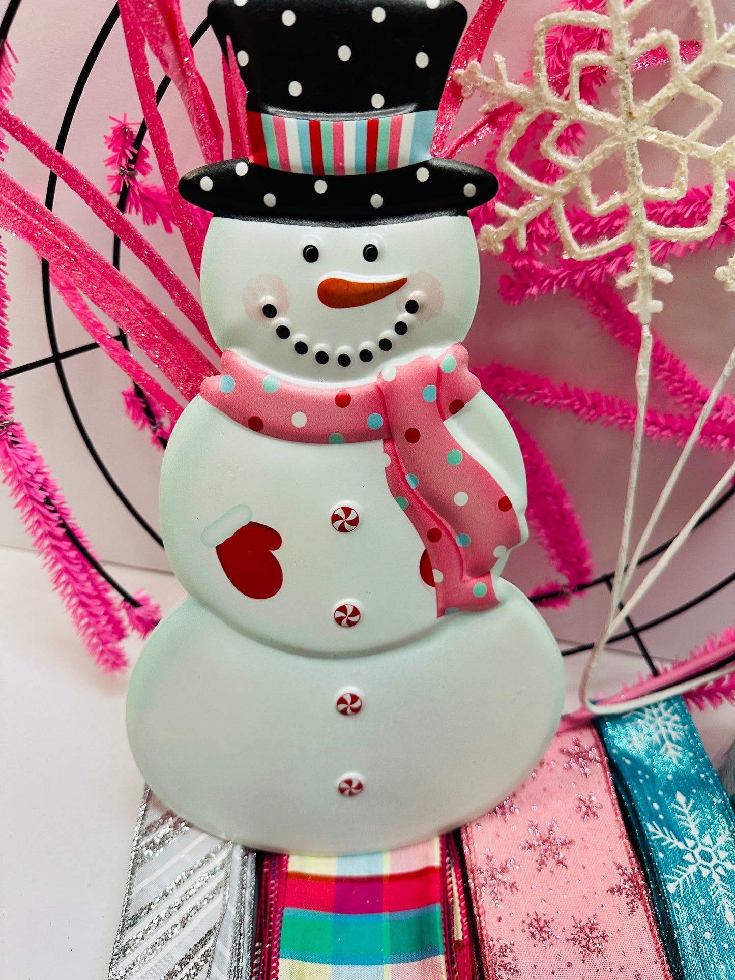 Snowman DIY Winter Wreath Kit