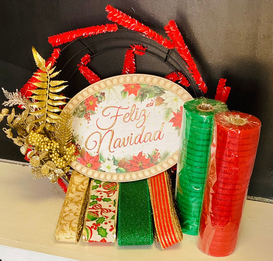 Party Kit - NEW Feliz Navidad Christmas DIY Kit