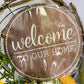Sunflower Welcome to Our Home Everyday DIY Wreath Kit