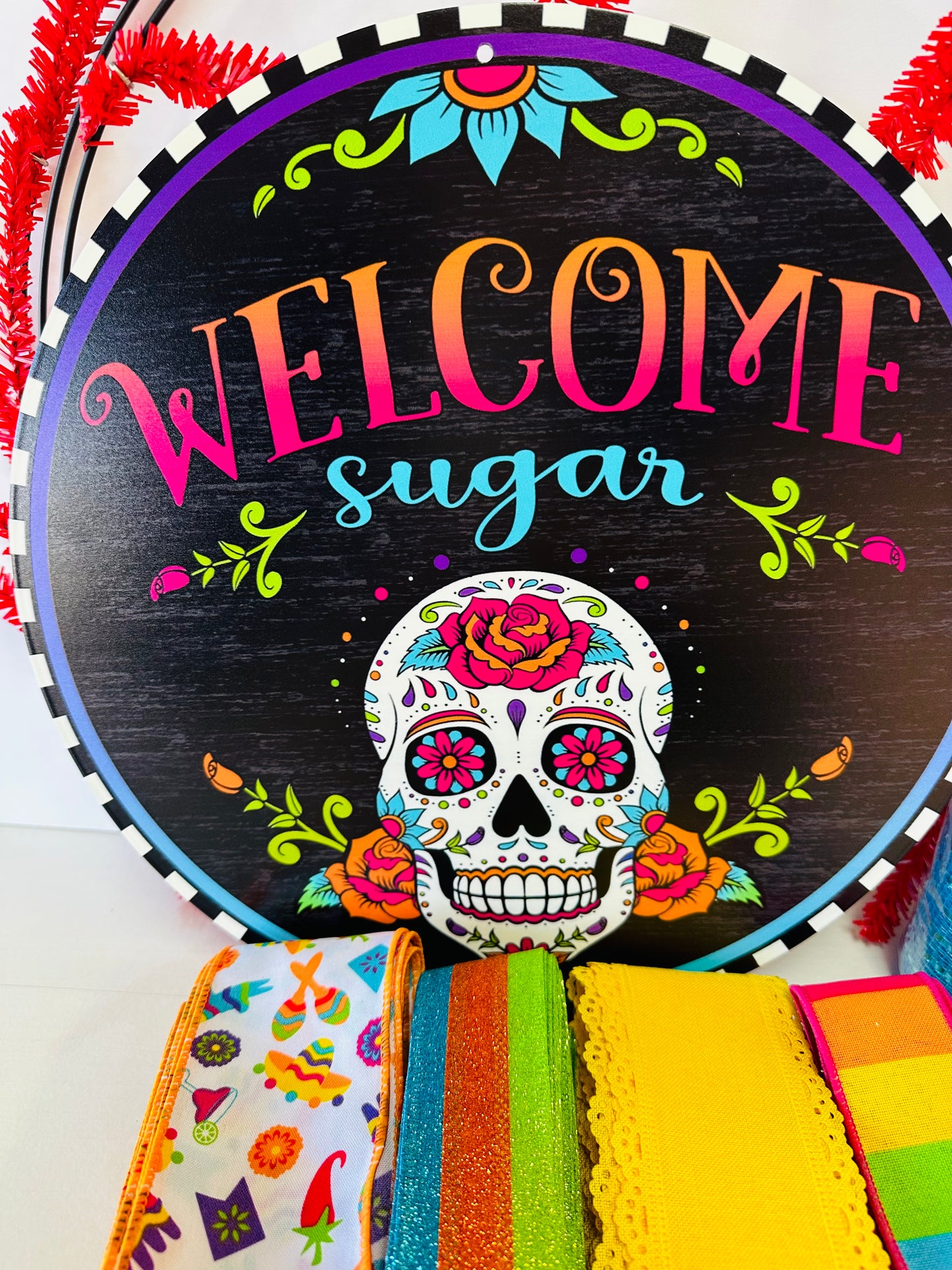 Fiesta or Welcome Sugar DIY Wreath Kit