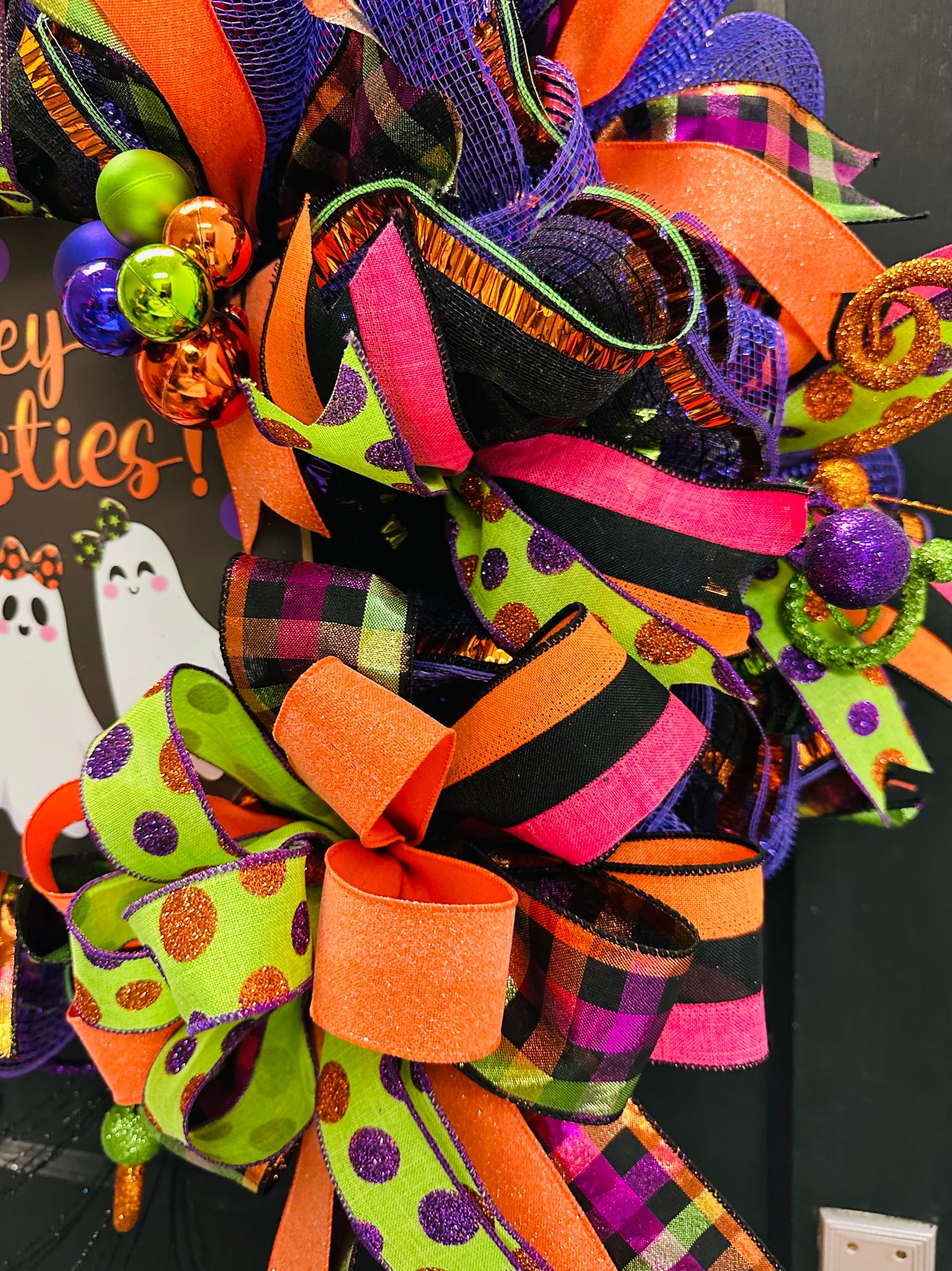 Hey Ghosties! Halloween Wreath