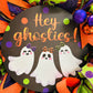 Hey Ghosties! Halloween Wreath