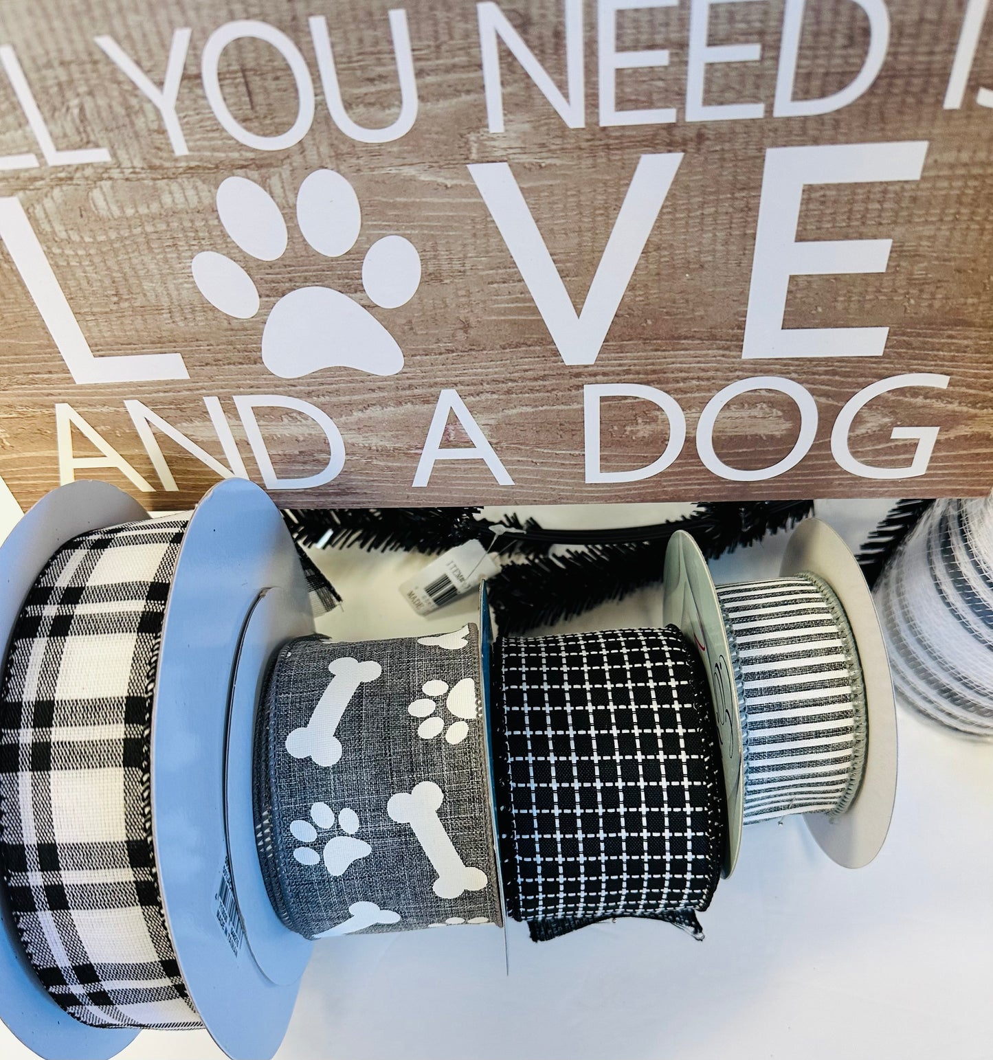 All You Need is Love and a Dog DIY Wreath Kit