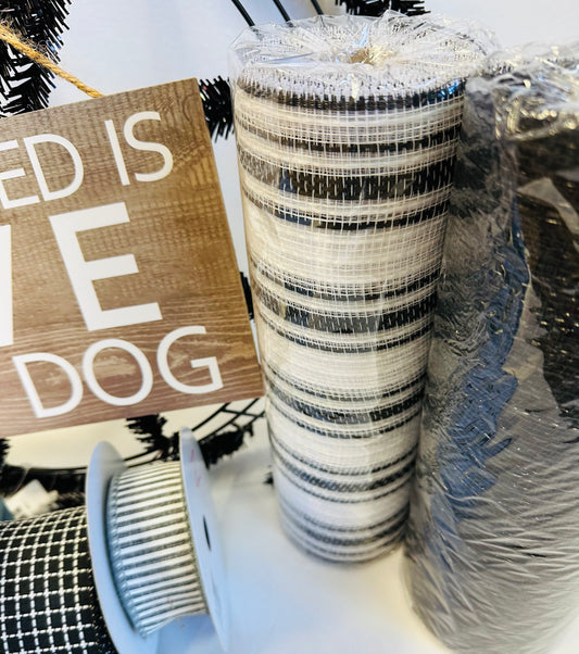 All You Need is Love and a Dog DIY Wreath Kit