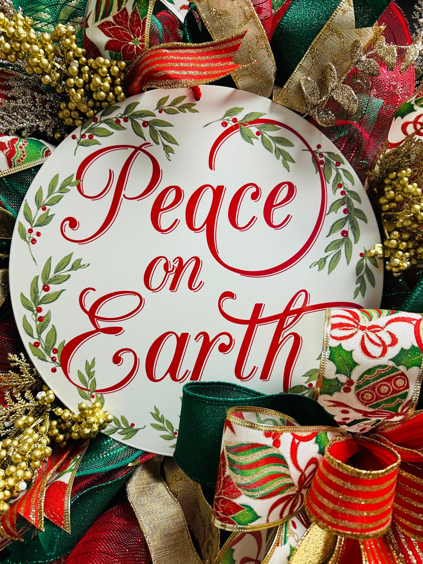 Peace on Earth Christmas DIY Wreath Kit