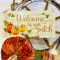 Welcome to Our Patch with Pumpkin DIY Wreath Kit