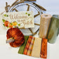 Welcome to Our Patch with Pumpkin DIY Wreath Kit