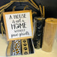 A House is Not a Home Without Paw Prints, Dog or Cat Lovers Wreath Kit