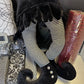Bougie Harlequin Witch Hat & Legs Halloween DIY Wreath Kit