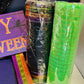 Wreath Kit - Furry Orange Monster Happy Halloween DIY Wreath Kit
