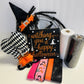 Harlequin Witch Halloween DIY Wreath Kit