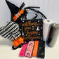 Harlequin Witch Halloween DIY Wreath Kit