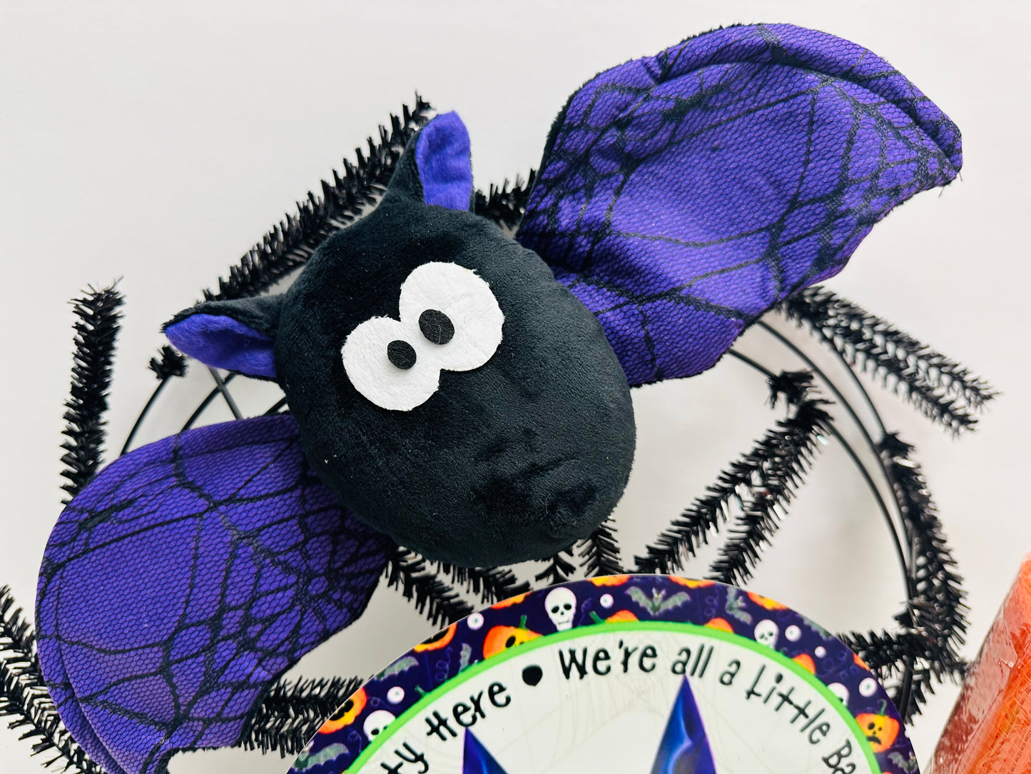 We're All Batty Here! Halloween Wreath Kit