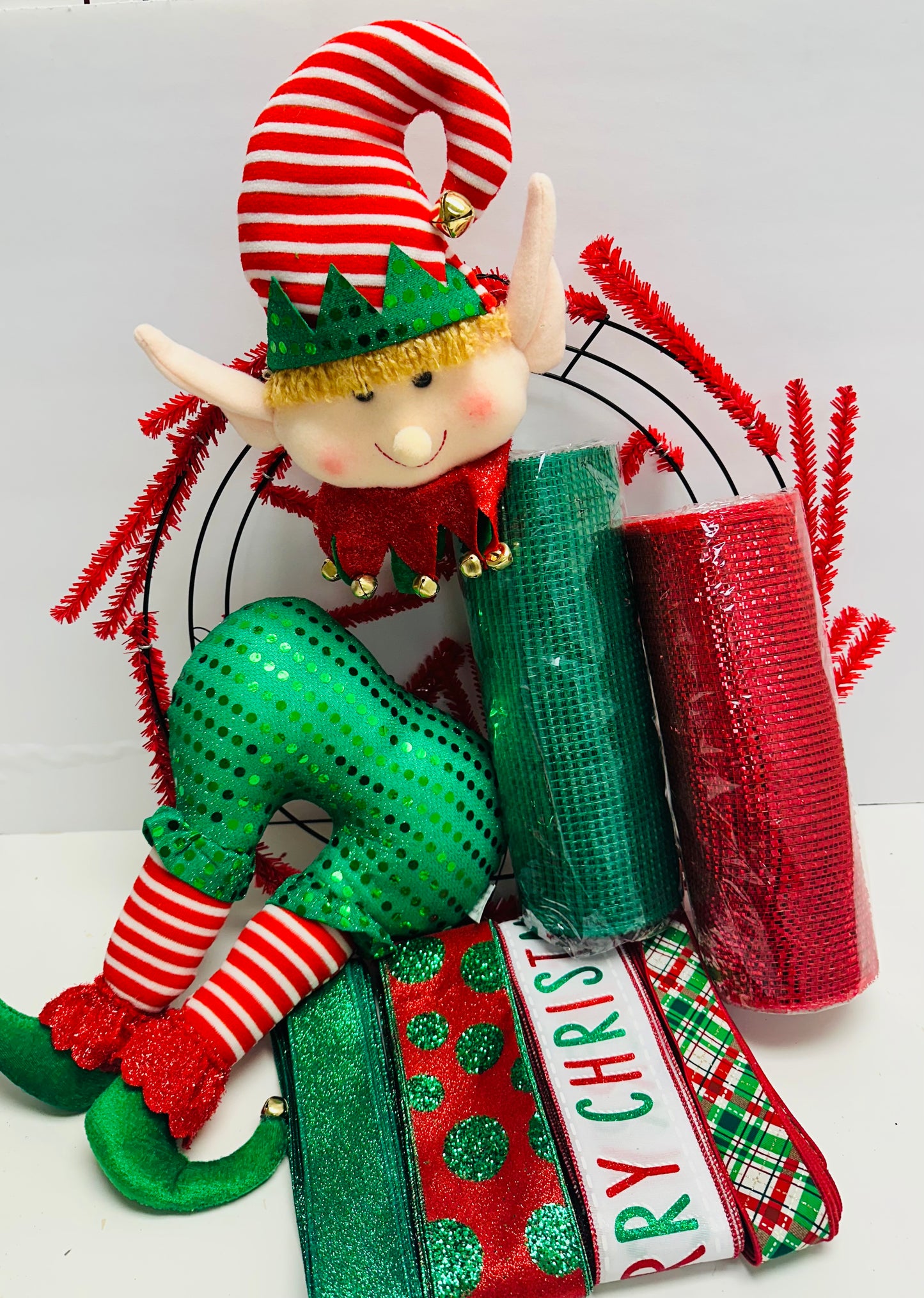 Party Kit - Sequined Elf Christmas Holiday DIY Kit