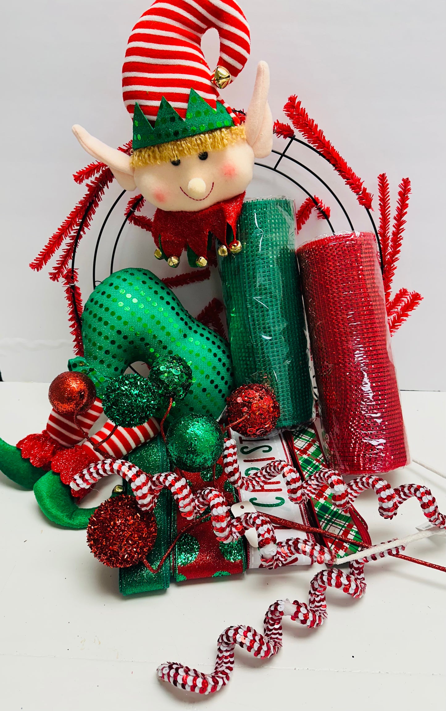 Party Kit - Sequined Elf Christmas Holiday DIY Kit