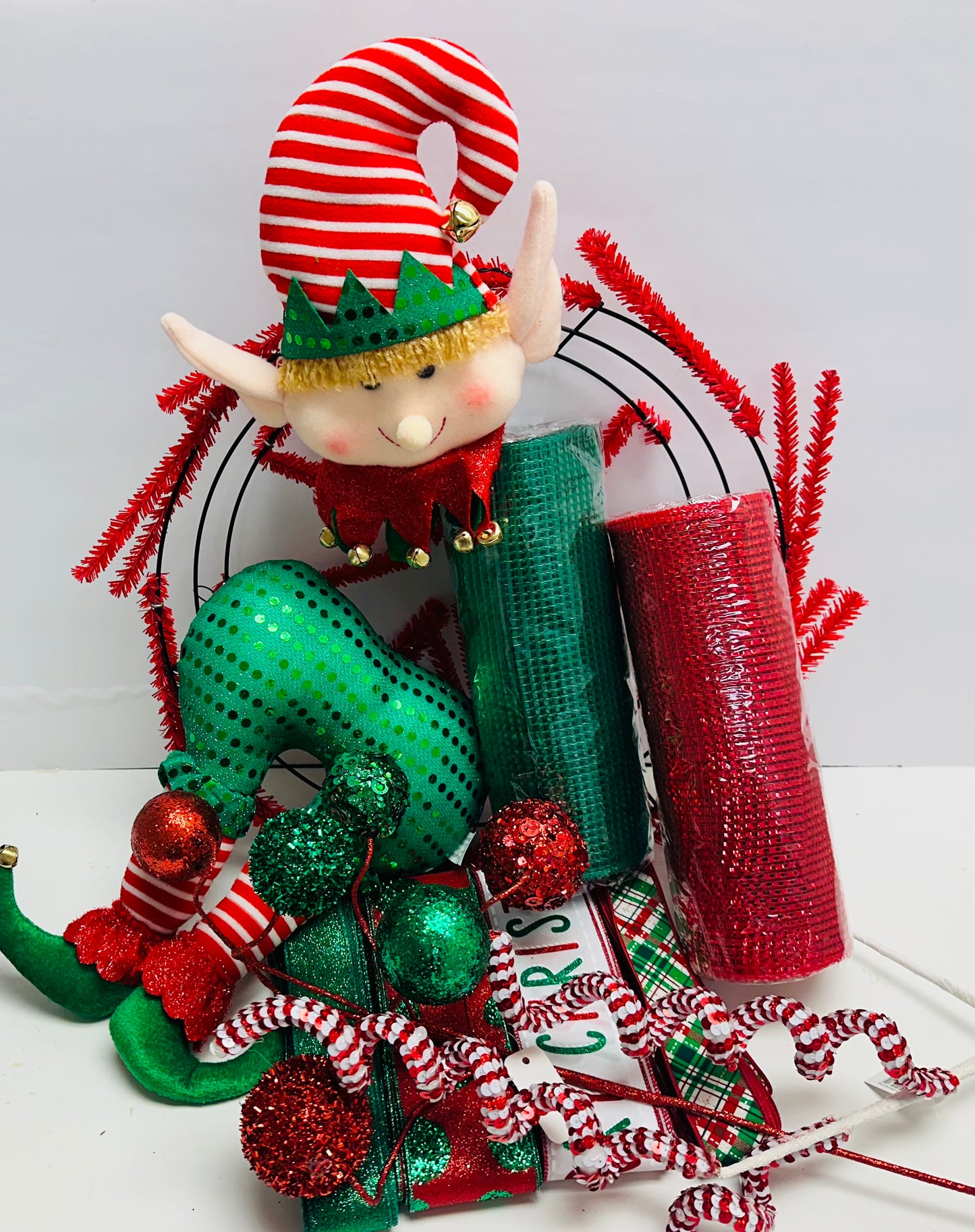 Party Kit - Sequined Elf Christmas Holiday DIY Kit