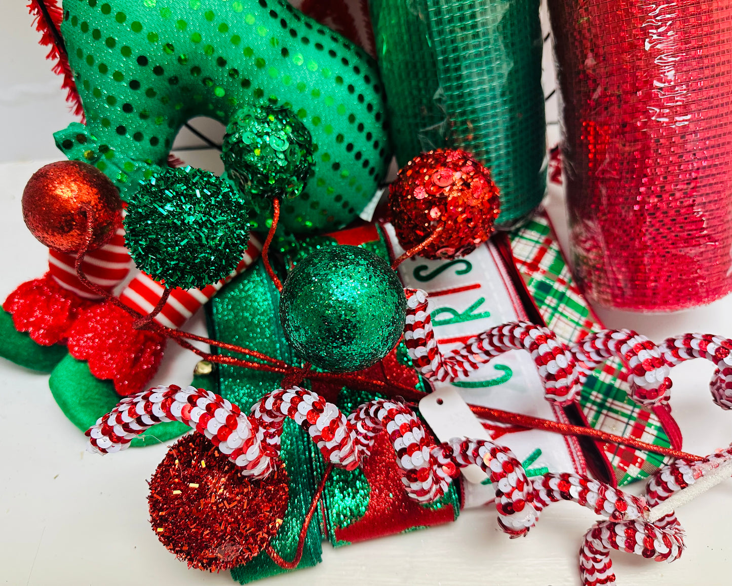 Party Kit - Sequined Elf Christmas Holiday DIY Kit