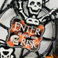 Enter at Your Own Risk Halloween Skeleton DIY Wreath Kit