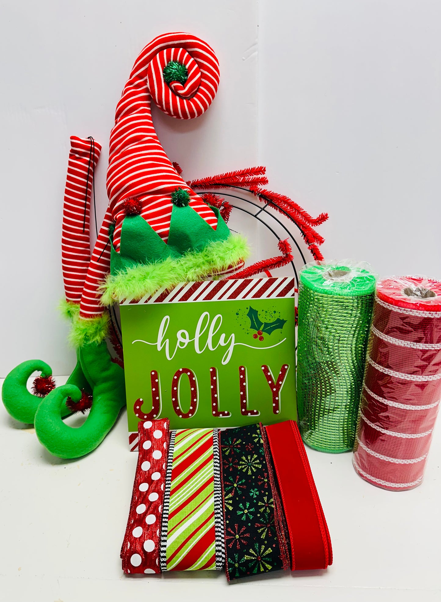 Party Kit - Holly Jolly Elf Christmas DIY Kit