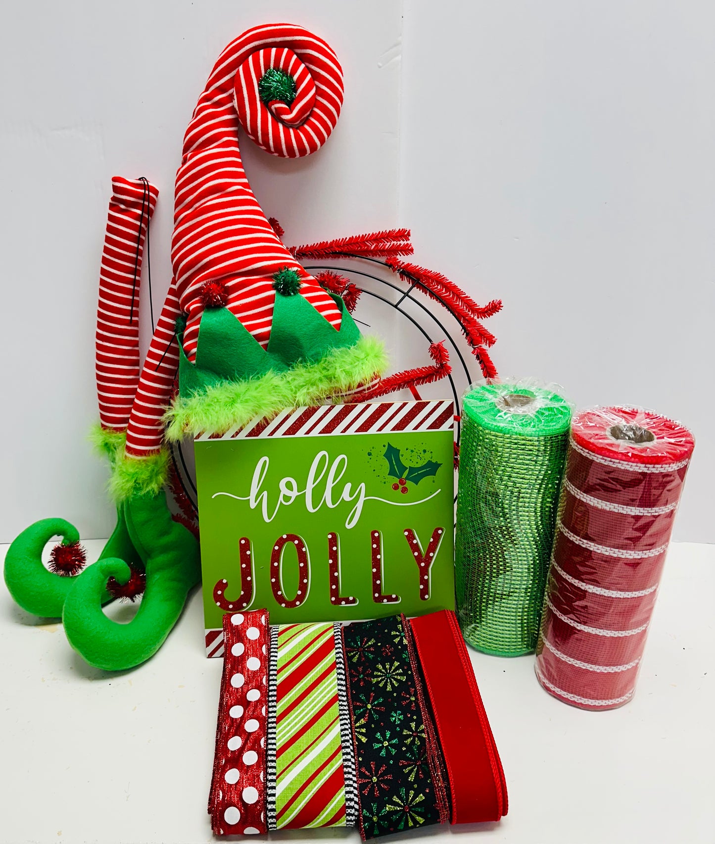 Party Kit - Holly Jolly Elf Christmas DIY Kit