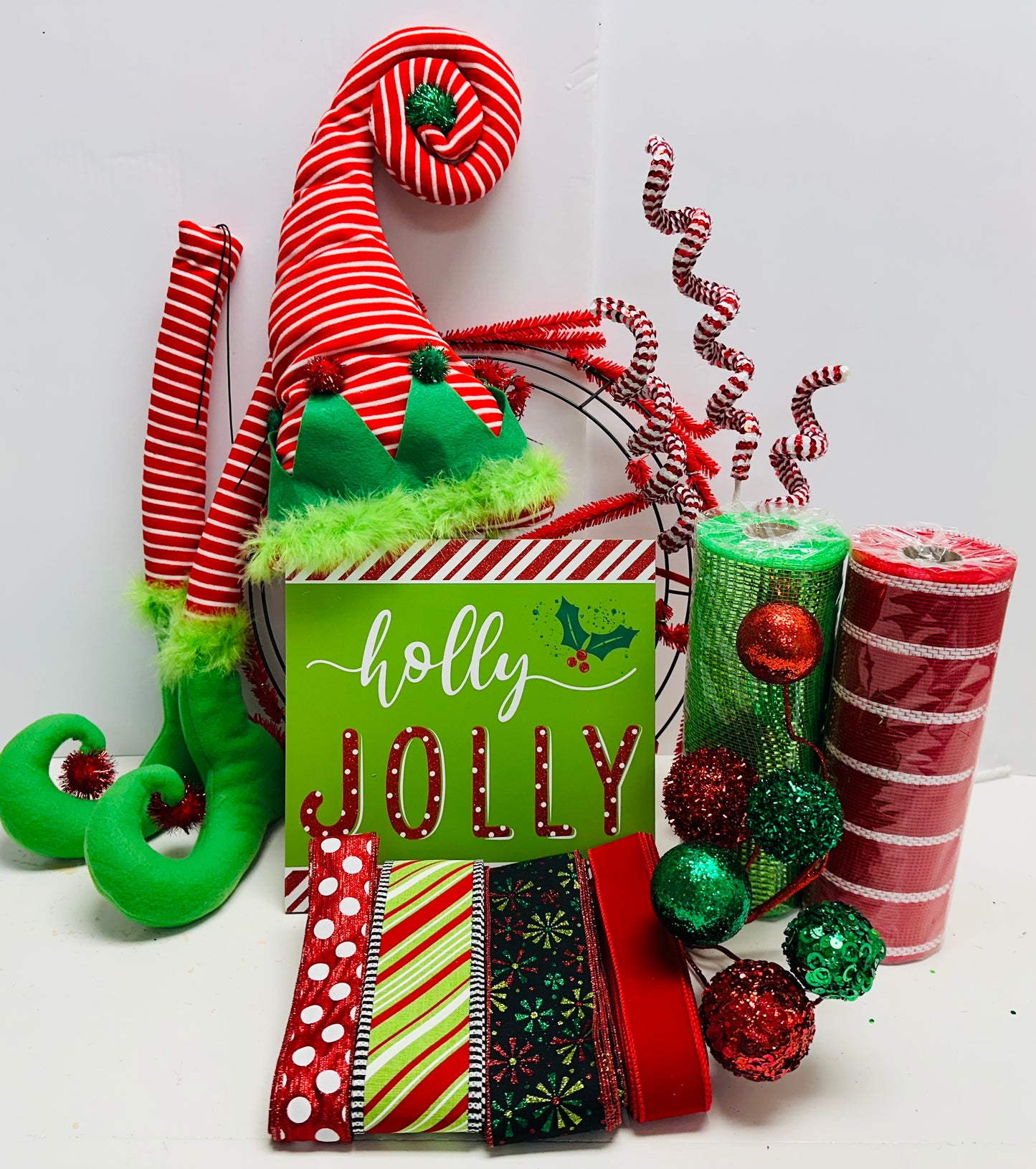 Party Kit - Holly Jolly Elf Christmas DIY Kit