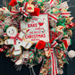 Holiday Baking Gingerbread Christmas Wreath