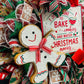 Holiday Baking Gingerbread Christmas Wreath