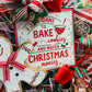 Holiday Baking Gingerbread Christmas Wreath