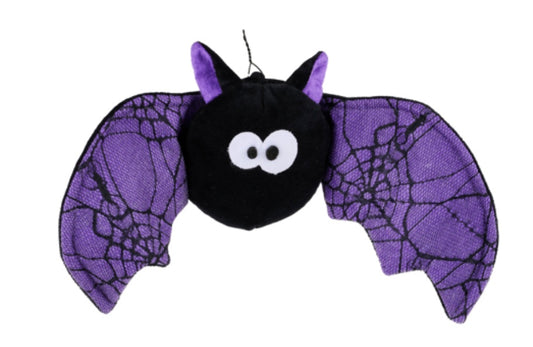 16"L Plush Purple Bat with Lace Web Wings