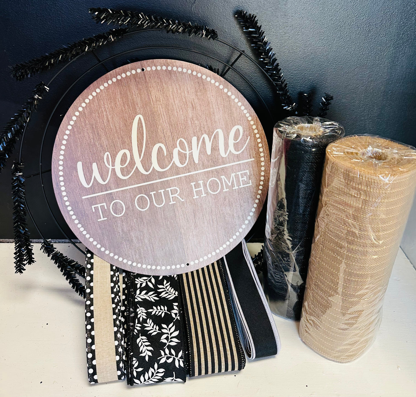 Welcome to Our Home Everyday DIY Wreath Kit