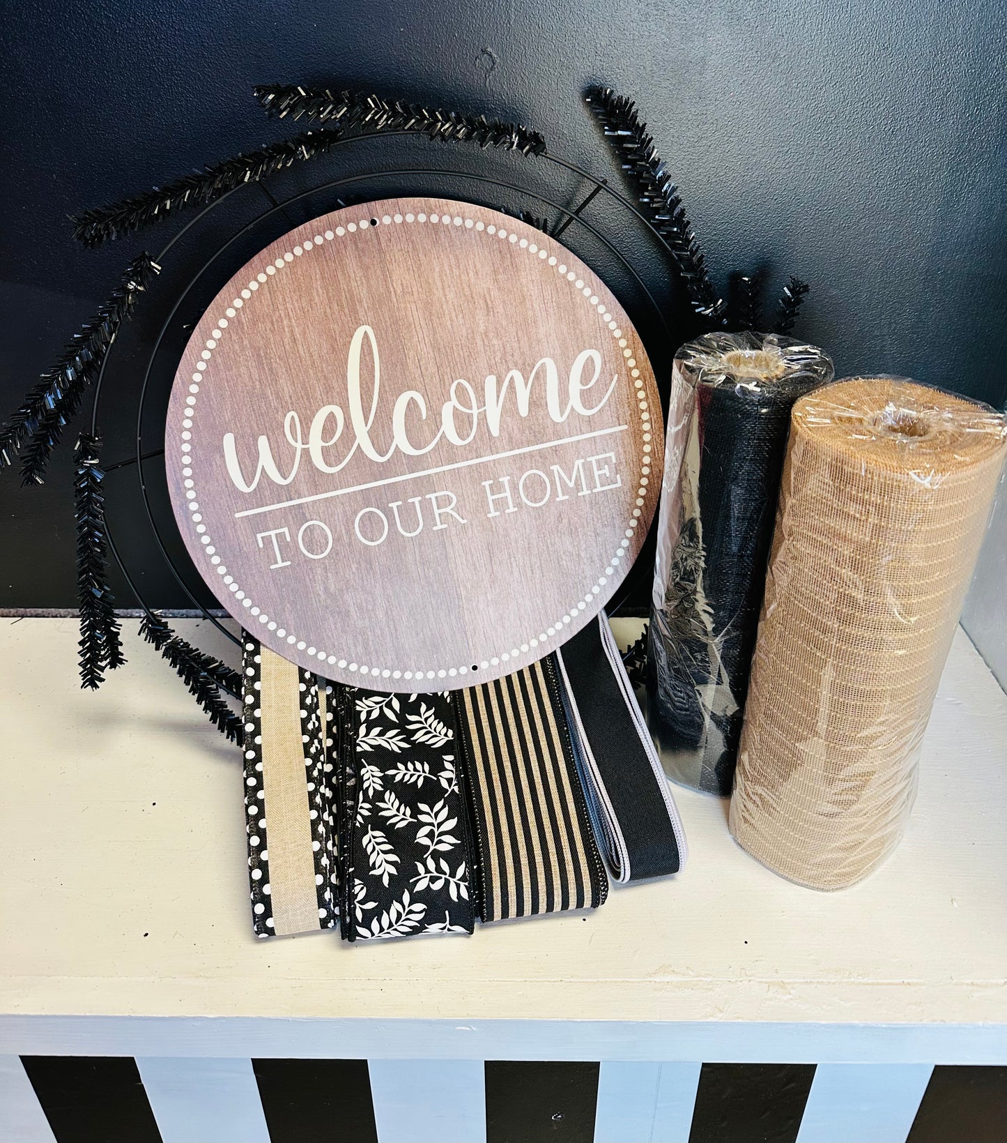 Welcome to Our Home Everyday DIY Wreath Kit