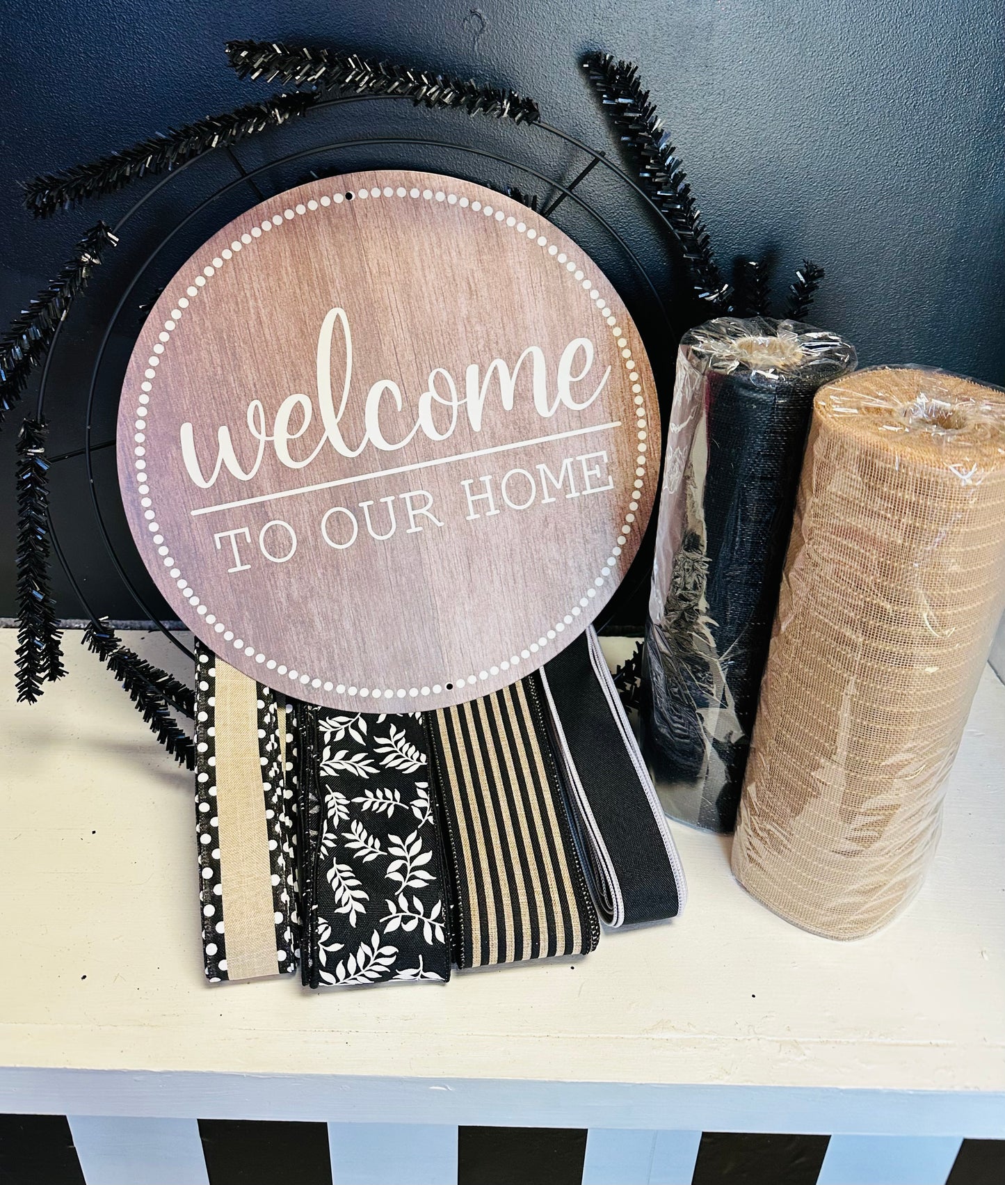 Welcome to Our Home Everyday DIY Wreath Kit