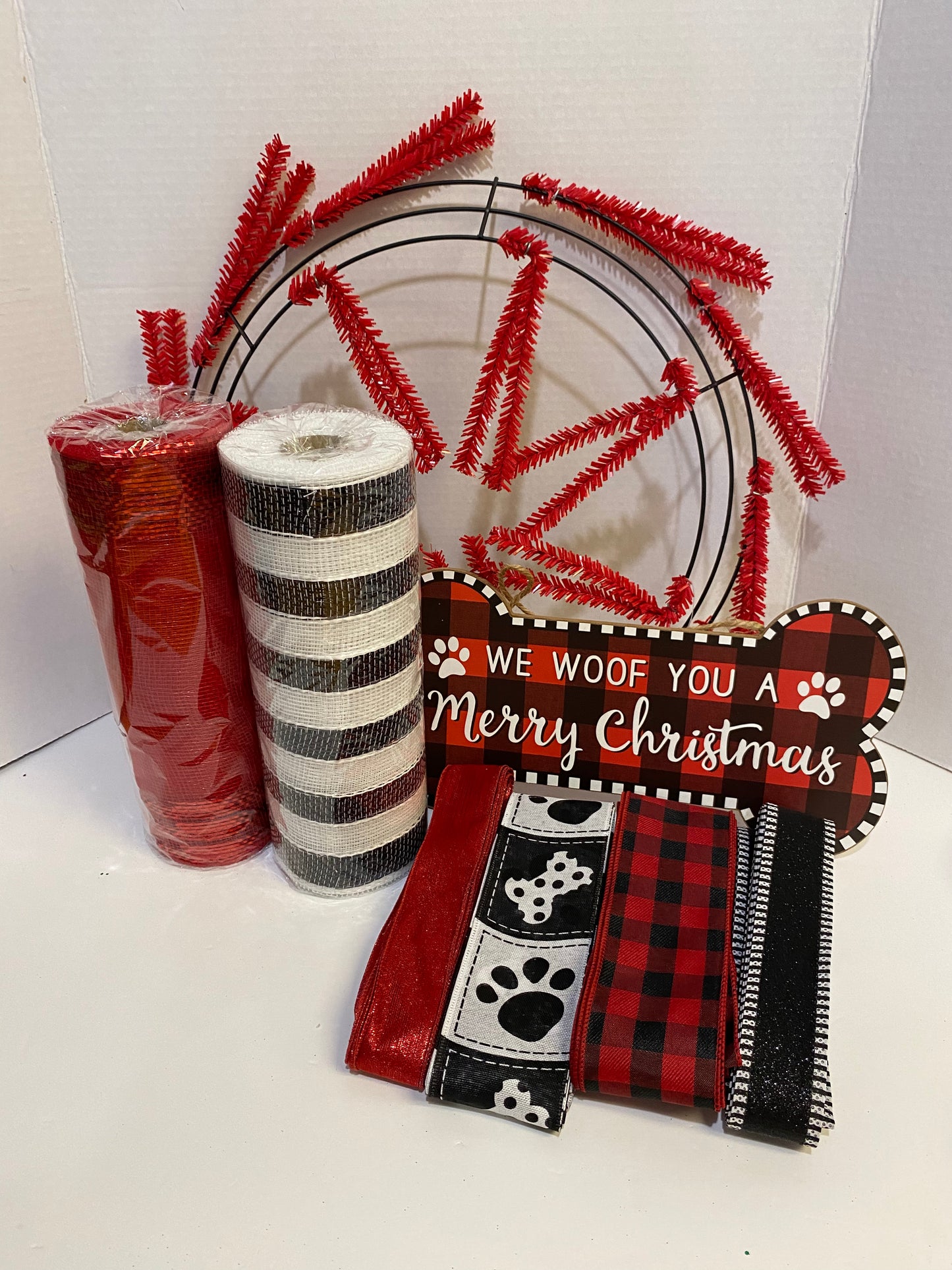 Party Kit - We Woof You a Merry Christmas Winter Holiday DIY