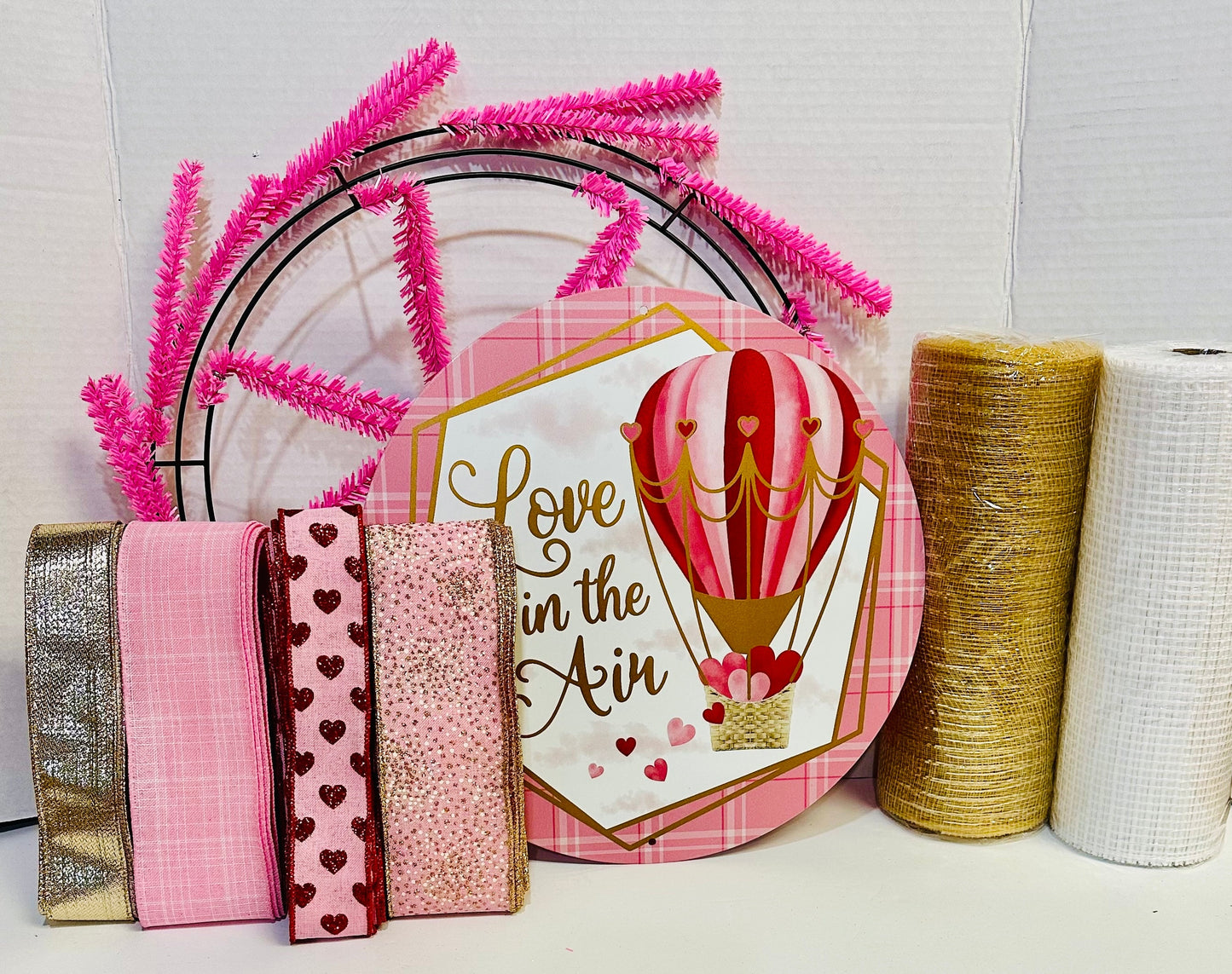 Love Is In the Air DIY Valentine Wreath Kit