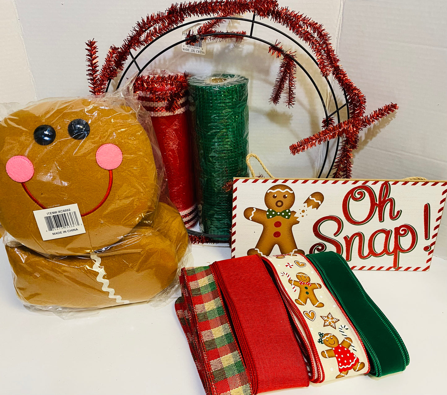 Party Kit - Oh Snap! Gingerbread Christmas Winter Holiday DIY