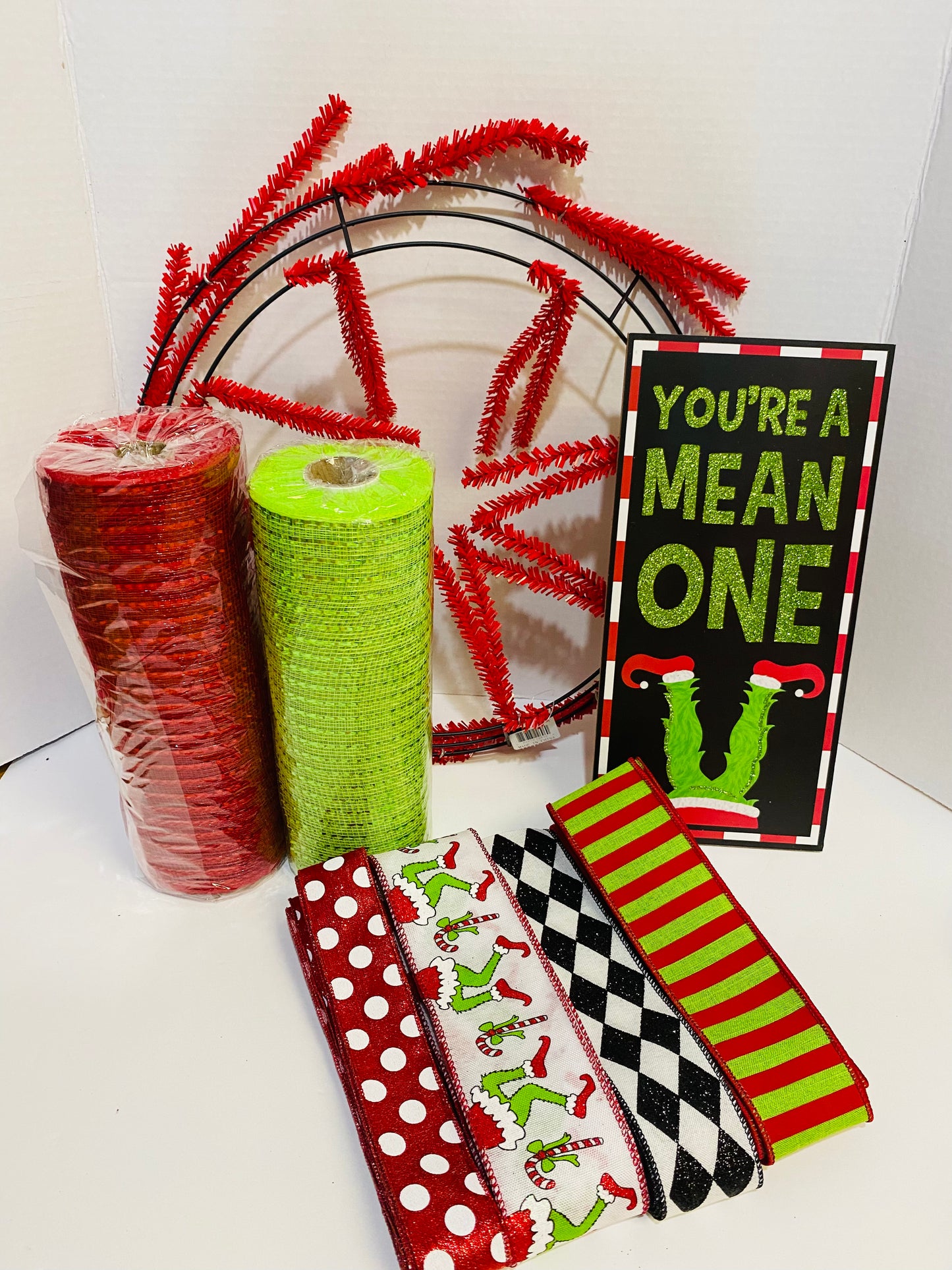Party Kit - You're a Mean One Christmas Winter Holiday DIY