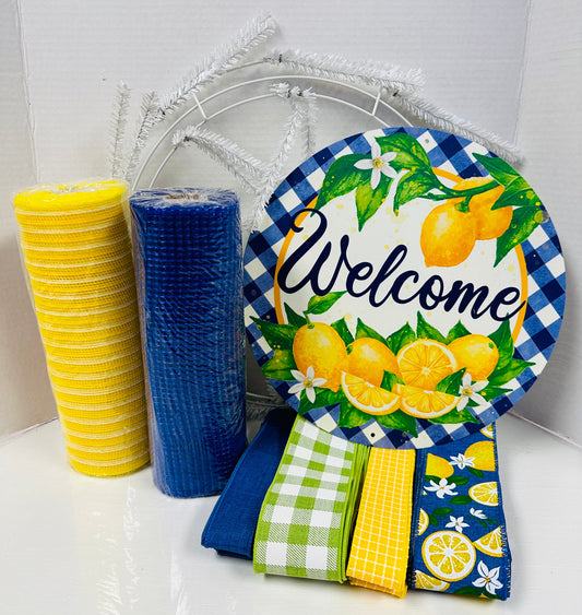 Wreath Kit - Lemon Welcome