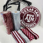 TX Aggie Wreath Party - Round Seal Sign
