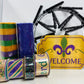 Mardi Gras Welcome Wreath Kit