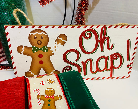 Party Kit - Oh Snap! Gingerbread Christmas Winter Holiday DIY