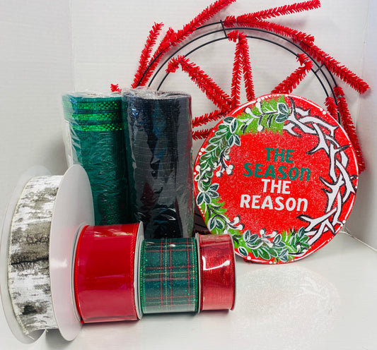 The Season The Reason Christmas DIY Wreath Kit