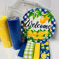 Lemon Welcome (Blue & Yellow) DIY Wreath Kit