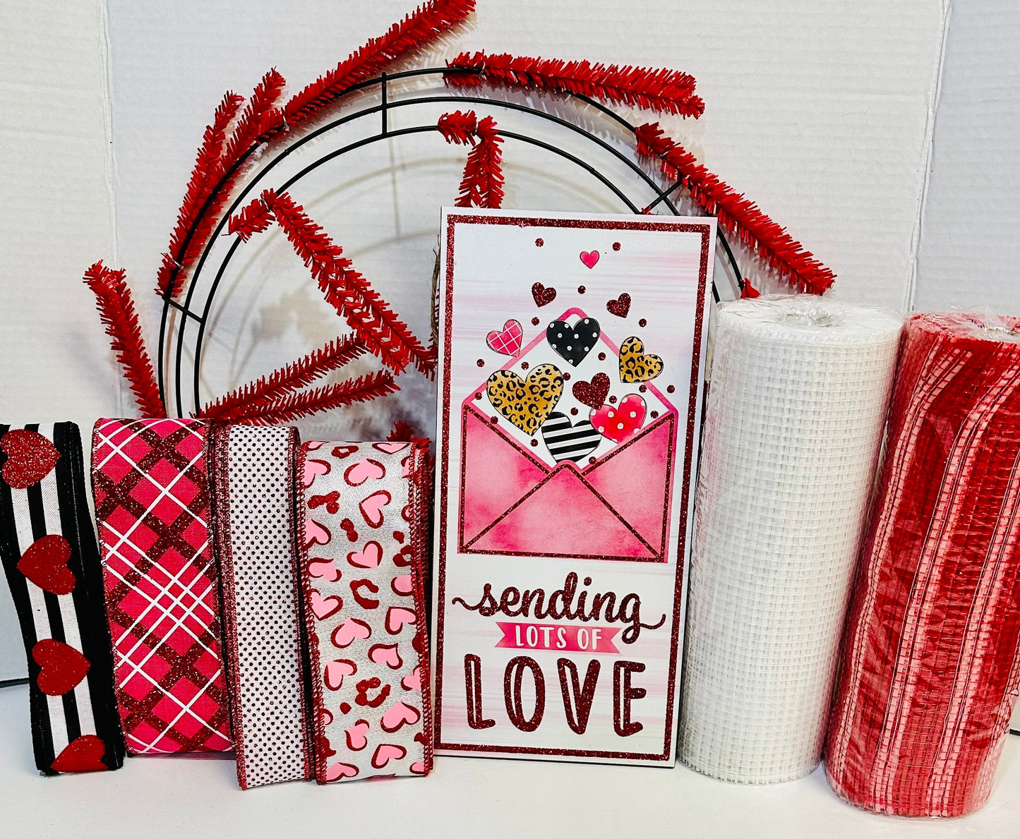 Sending Love DIY Valentine Wreath Kit