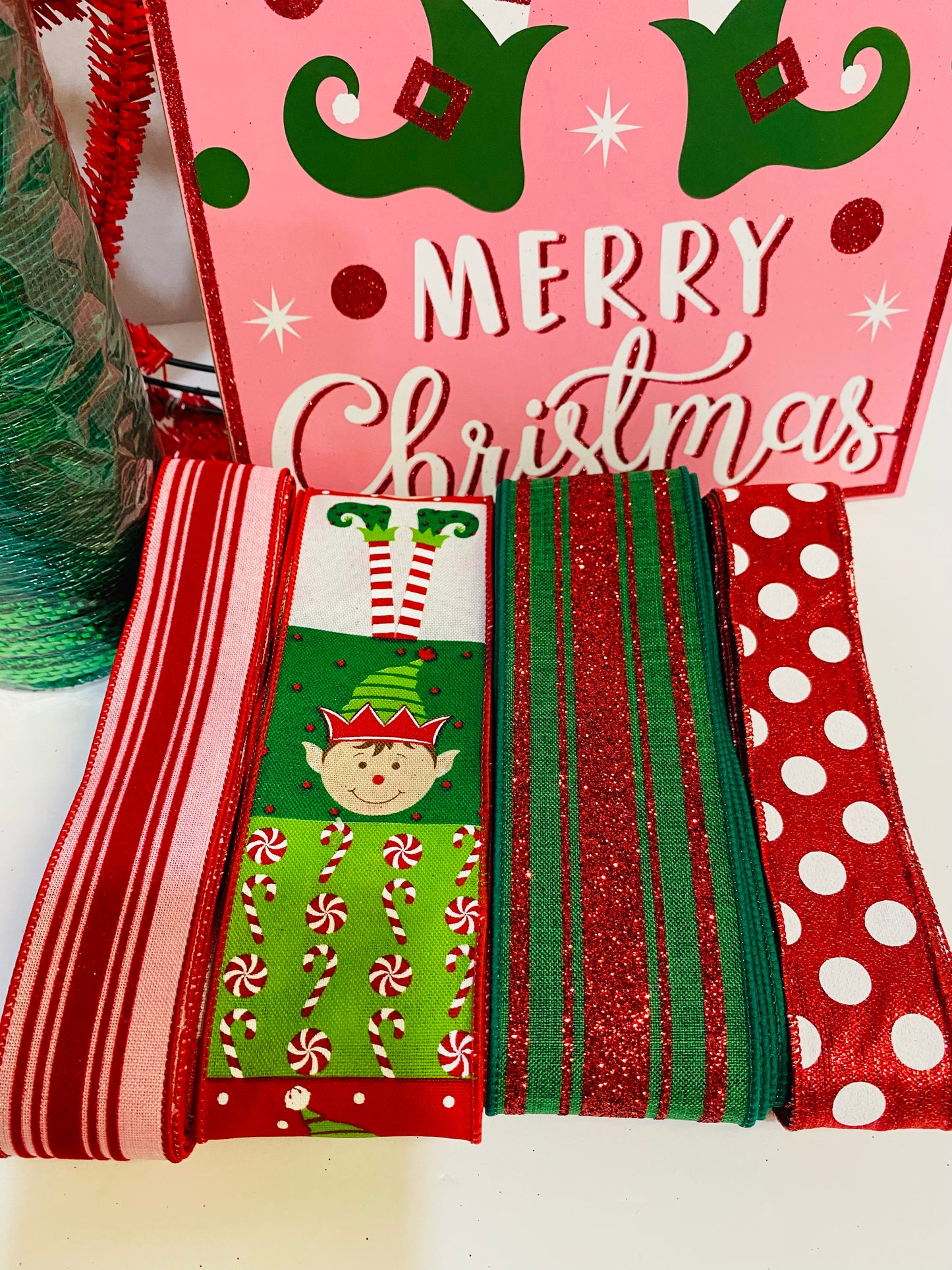 Party Kit - Pastel Elf Merry Christmas Winter Holiday DIY