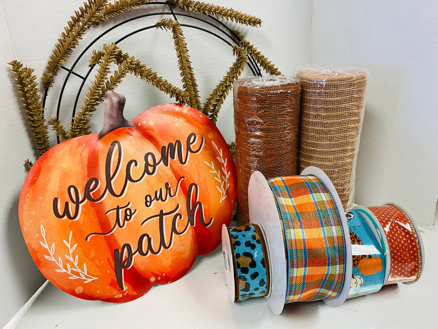 Welcome to Our Patch Wreath Kit