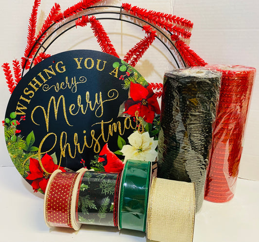 Classic Christmas Wreath Kit (Crafters Convention)