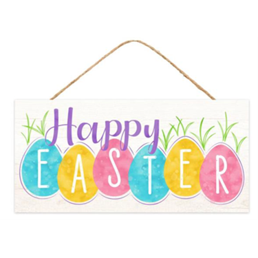Happy Easter/Eggs Sign