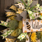 Bumblebee Welcome Deco Mesh Wreath