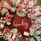Howdy Wreath, Texas Aggie Wreath, Howdy Door Decor, Aggie Wreath, Texas A and M Wreath, Maroon and White Decor, Aggie Decor, Howdy Decor